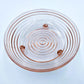 Vintage Anchor Hocking Pink Glass Footed Bowl Candy Dish