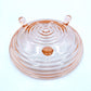 Vintage Anchor Hocking Pink Glass Footed Bowl Candy Dish