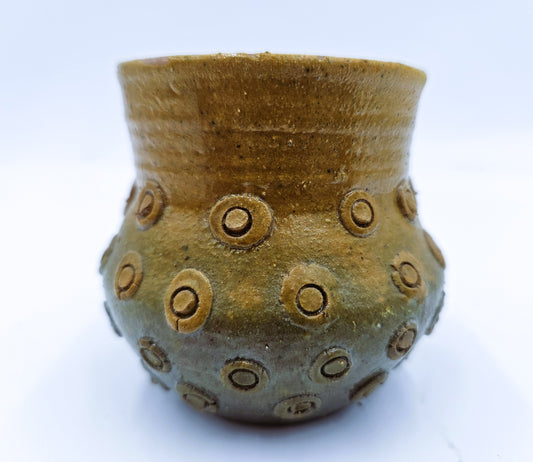 Studio Art Pottery Hand Thrown Vessel Vase 2.75"