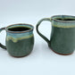 Studio Pottery Drip Glaze Mugs Set Of Two