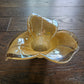 Murano Glass Flower Petals Bowl Made In Italy