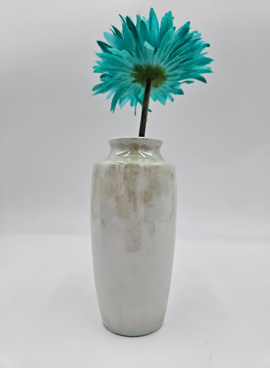 Vintage German Lusterware Vase Green
