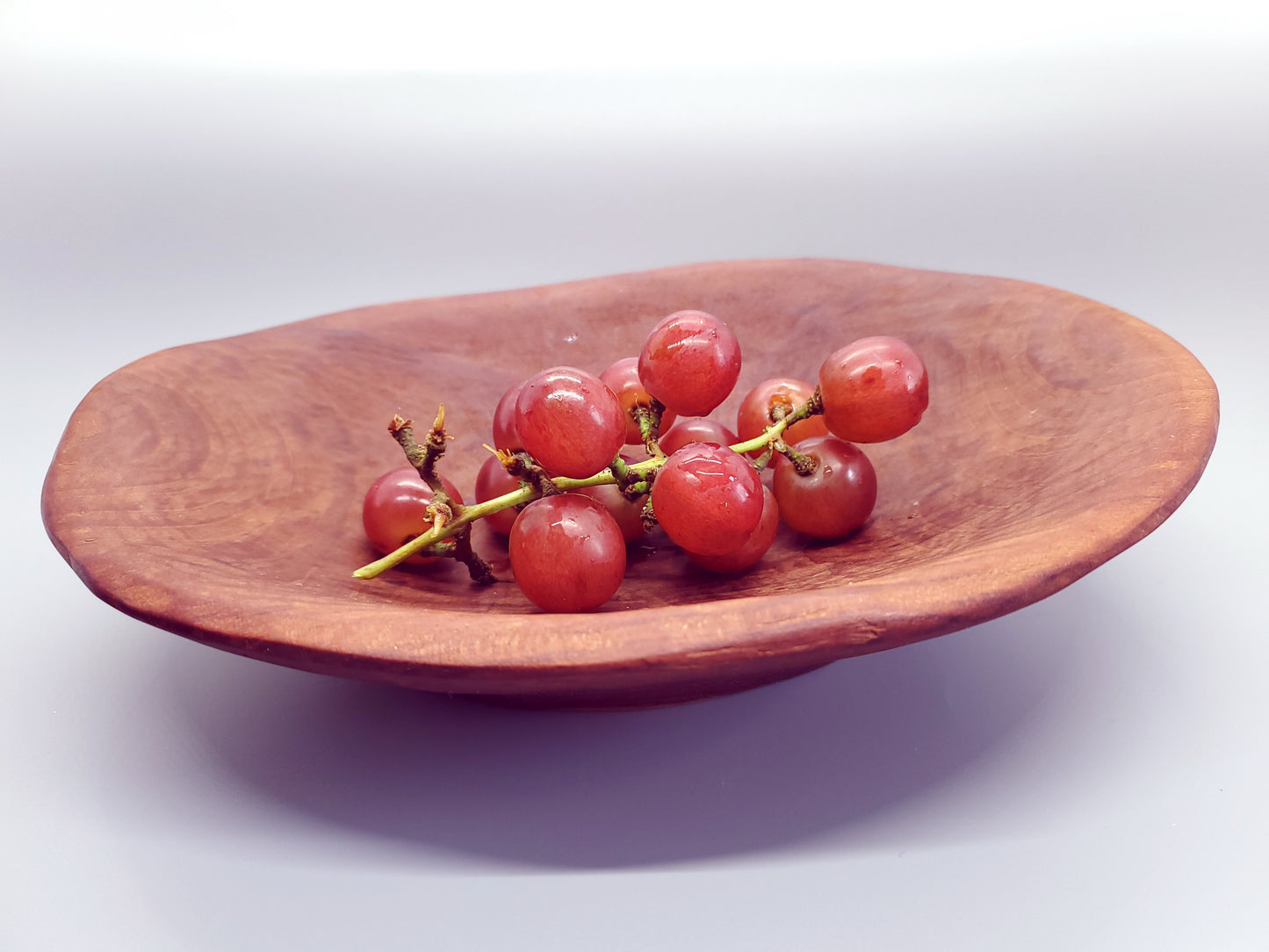 Rustic Primitive Chipped Solid Wood Bowl