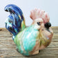 Vintage Ceramic Pottery Chicken Rooster Figurine Hand Painted