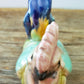 Vintage Ceramic Pottery Chicken Rooster Figurine Hand Painted