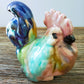 Vintage Ceramic Pottery Chicken Rooster Figurine Hand Painted