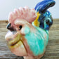 Vintage Ceramic Pottery Chicken Rooster Figurine Hand Painted