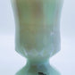 Boyd Glass Hopalong Cassidy Toothpick Holder Limited Edition With Maker's Mark Seafoam Green With Pink Hues