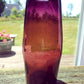 Blown Hand-Made Art Glass Vase In Purple Amethyst