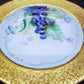 Antique or Vintage Hand-Painted Porcelain Bowl Made in Germany and Signed By The Artist With Weeping Gold Band