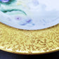 Antique or Vintage Hand-Painted Porcelain Bowl Made in Germany and Signed By The Artist With Weeping Gold Band