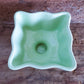 Vintage Hull Light Green Pottery Planter Jardiniere Wavy Pedestal