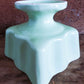 Vintage Hull Light Green Pottery Planter Jardiniere Wavy Pedestal