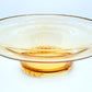 Gorgeous 1930's Vintage Honey Peach Orange Amber Console Bowl Great Fall Decoration