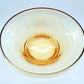 Gorgeous 1930's Vintage Honey Peach Orange Amber Console Bowl Great Fall Decoration