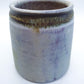 Studio Art Pottery Mug Found In Vermont Signed By The Artist Purples Tans