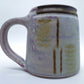 Studio Art Pottery Mug Found In Vermont Signed By The Artist Purples Tans