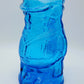 Art Glass George Washington Pitcher Vase Blue