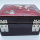 In-Laid Lacquered Box Featuring Shore Birds Jewelry Trinkets