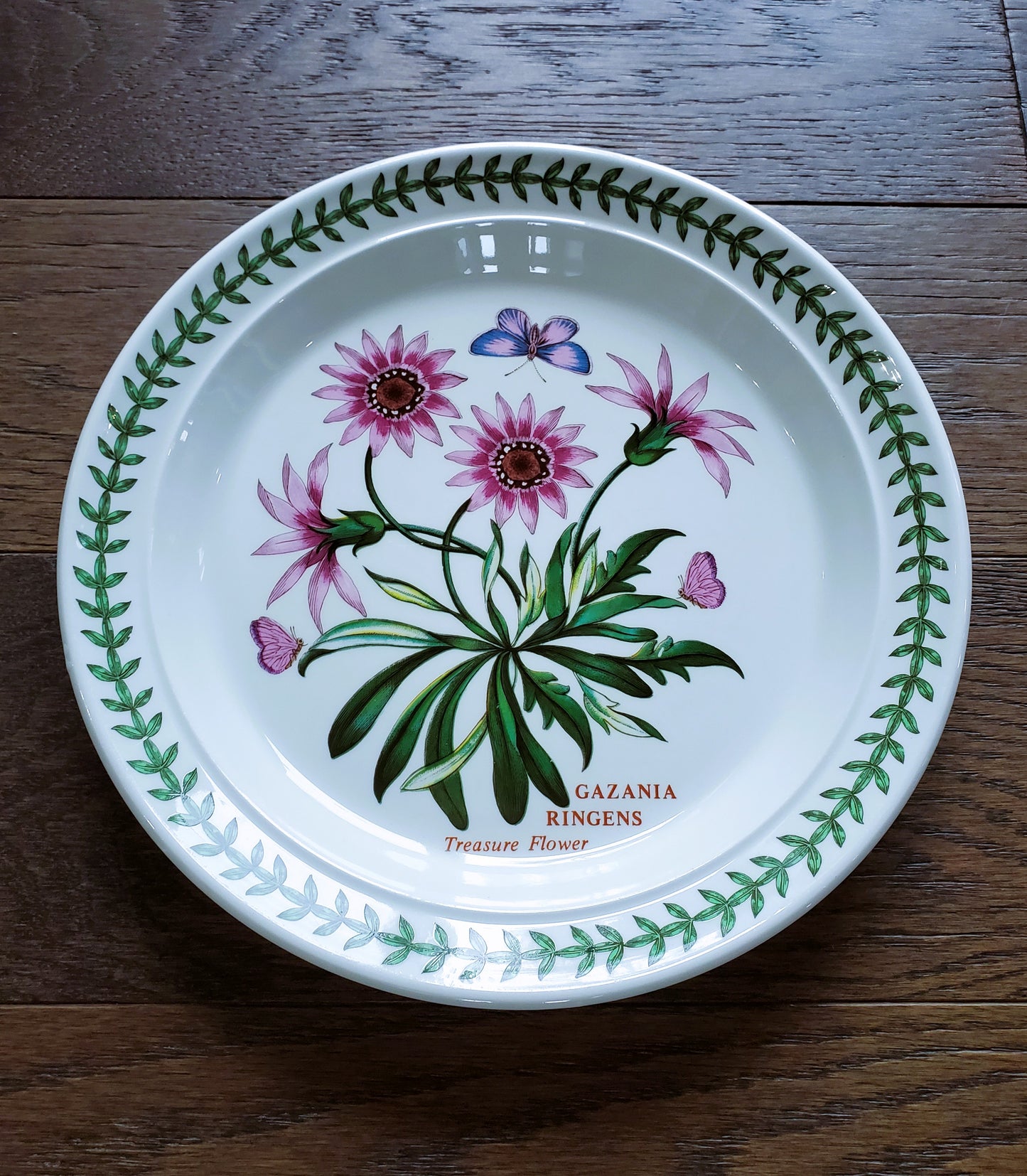 Portmeirion The Botanical Garden 1972 Shallow Bowl Or Plate Treasure Flower England