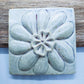 Studio Pottery Rising Meadow Vermont Hand Made Wall Tile For Hanging Flower