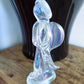 Iridescent Glass Angel Figurine Christmas Decoration Holiday Decor