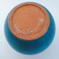 Art Pottery Vase Square Opening Signed By The Artist Redware Clay Found in Vermont